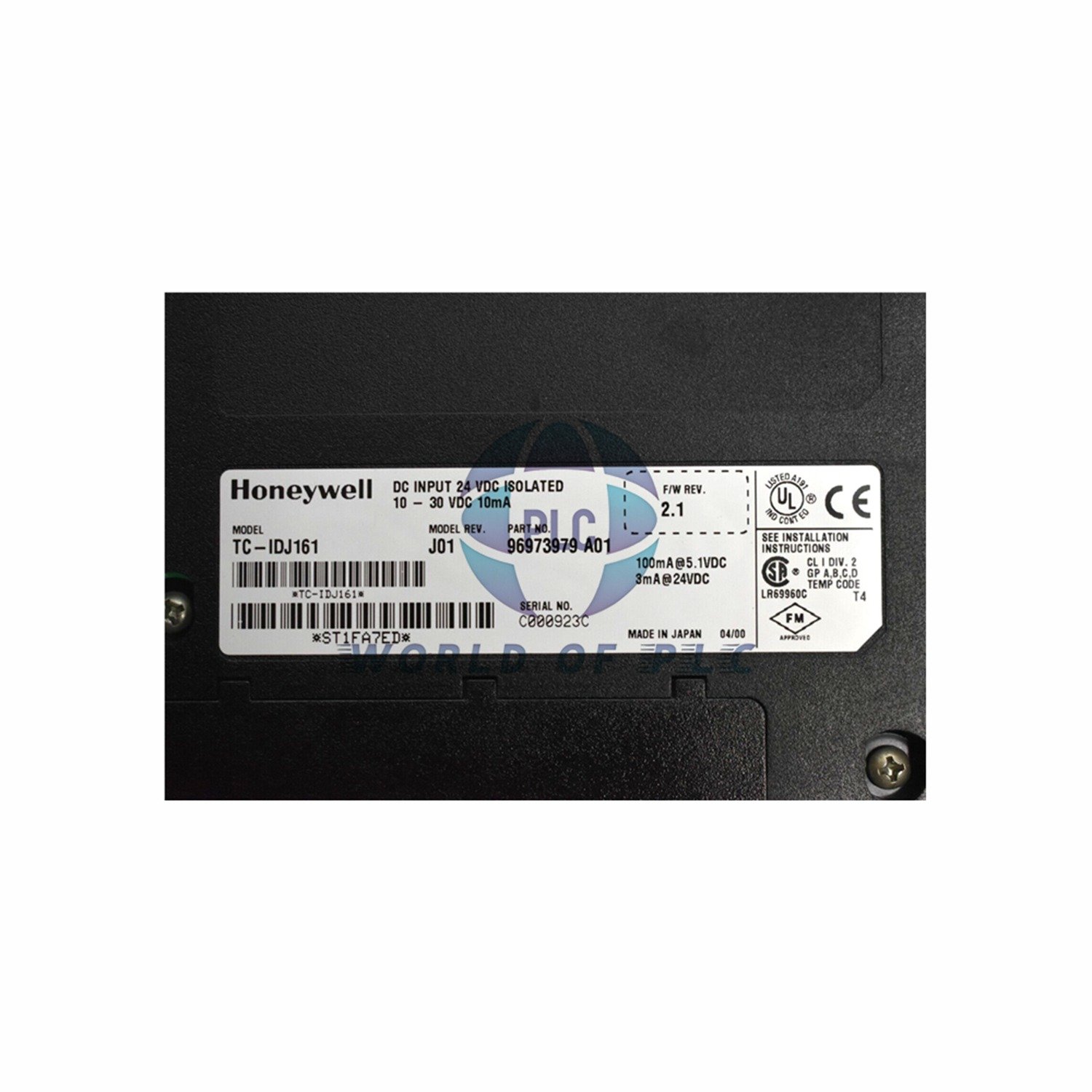 TC-IDJ161 Honeywell Discrete Input Module | 16-Ch Isolated 24VDC