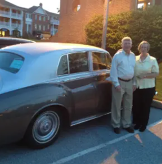 Reed Wiegle's diverse interests included vintage cars and foxhunting