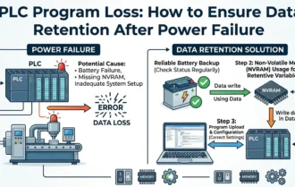 PLC Program Loss How to Ensure Data Retention After Power Failure