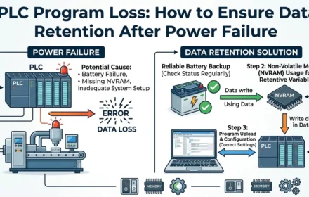 PLC Program Loss How to Ensure Data Retention After Power Failure