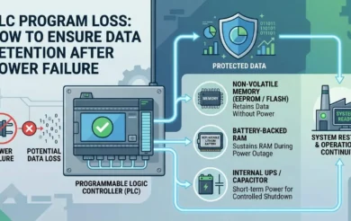 PLC Program Loss How to Ensure Data Retention After Power Failure