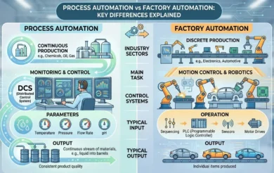 Process Automation vs Factory Automation: Key Differences Explained