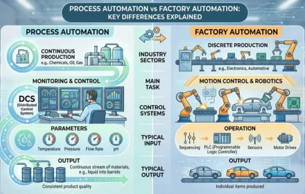 Process Automation vs Factory Automation: Key Differences Explained