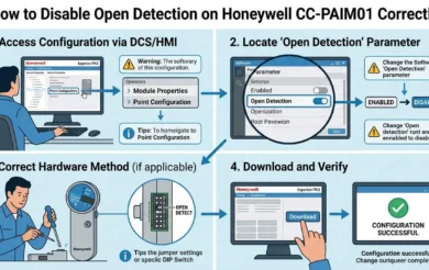 How to Disable Open Detection on Honeywell CC-PAIM01 Correctly