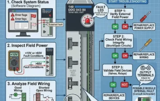 Schneider 140DDO84300 External Fault Troubleshooting Guide