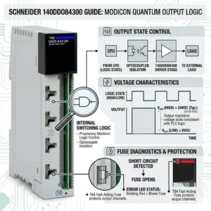 Schneider 140DDO84300 Guide Modicon Quantum Output Logic