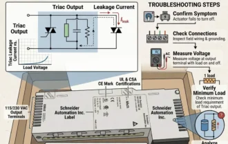 Troubleshooting 140DAO84210 Leakage Current in Quantum PLC