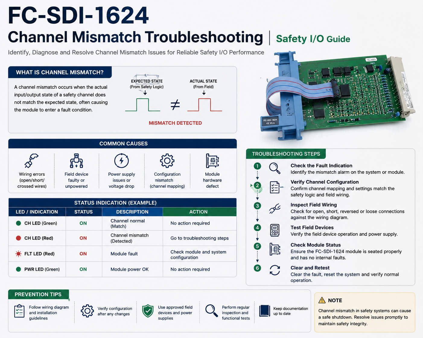 FC-SDI-1624 Channel Mismatch Troubleshooting