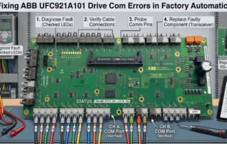 Fixing ABB UFC921A101 Drive Com Errors in Factory Automation