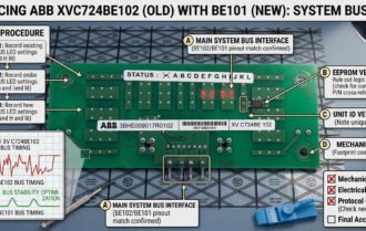 Replacing ABB XVC724BE102 with BE101 System Bus Guide_