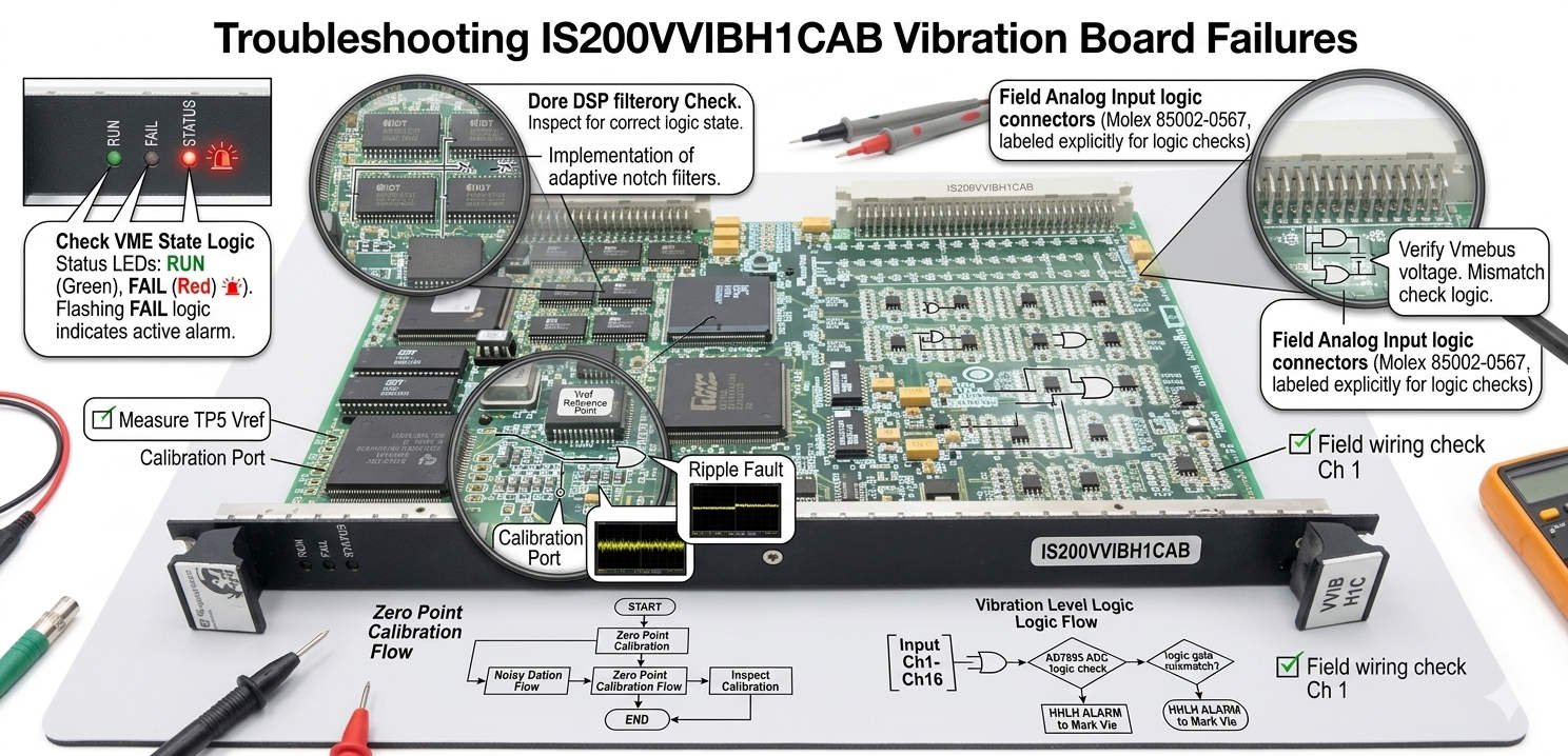 Troubleshooting IS200VVIBH1CAB Vibration Board Failures_