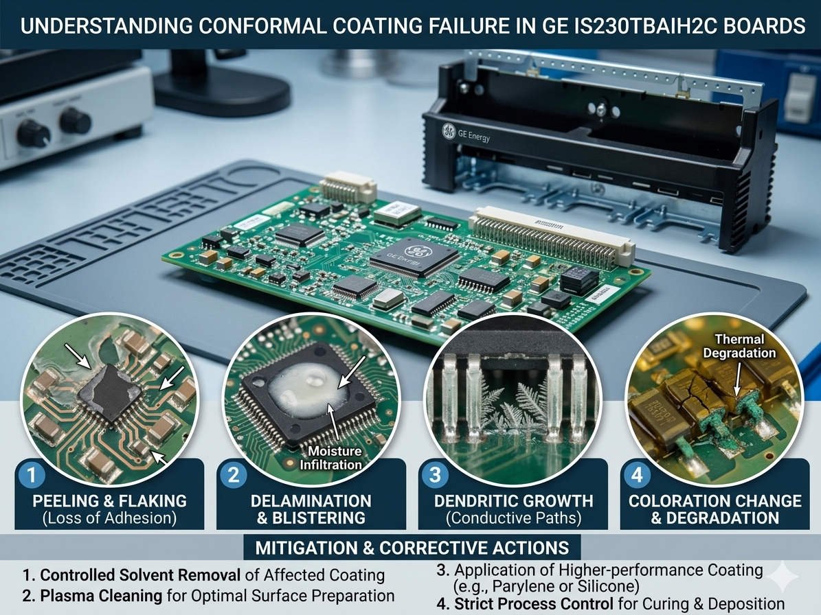 Addressing Conformal Coating Failure in GE IS230TBAIH2C Boards