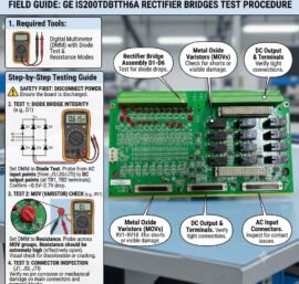 How to Test GE IS200TDBTH6A Rectifier Bridges