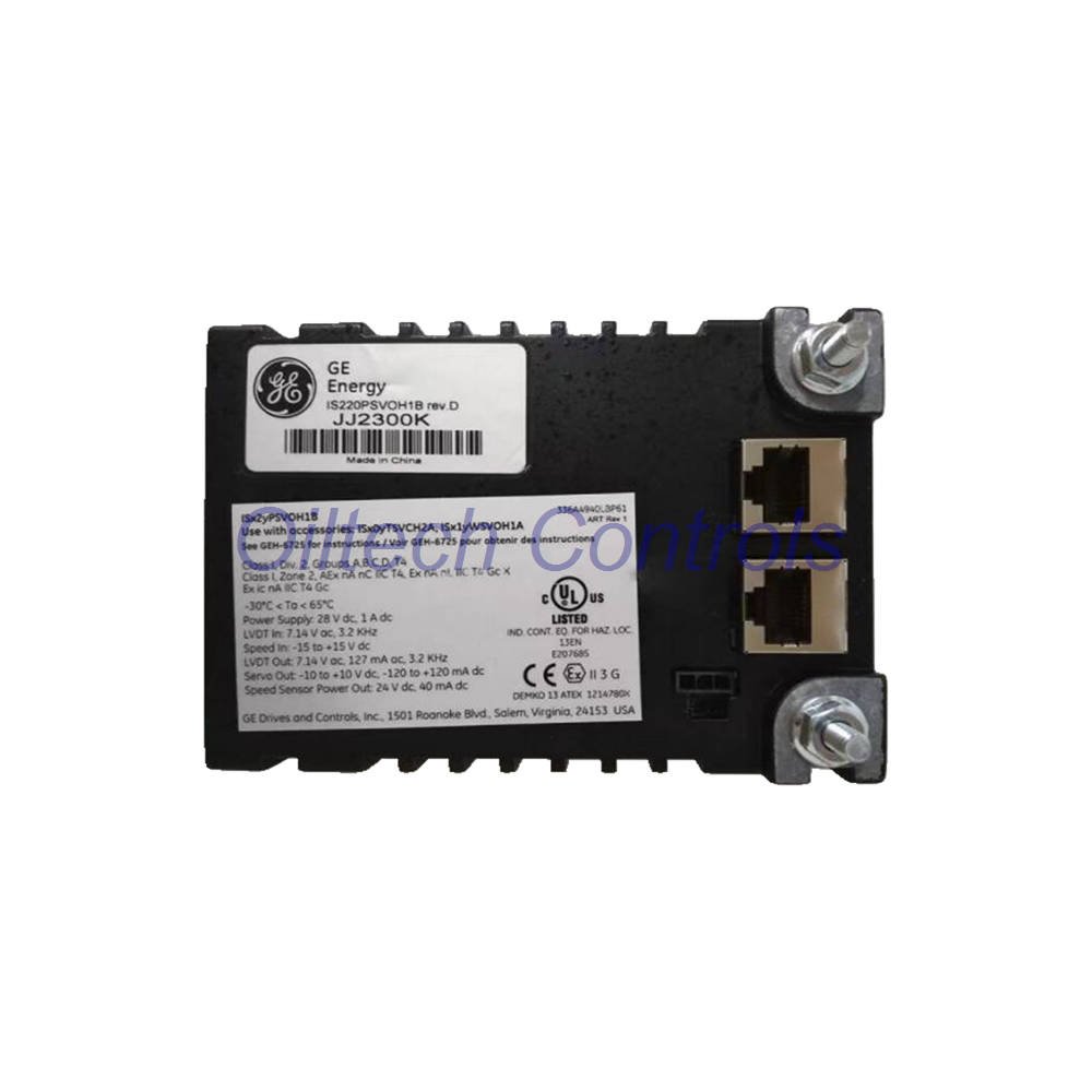 IS220PSVOH1B GE Mark VIe Servo I/O Pack – Dual Ethernet