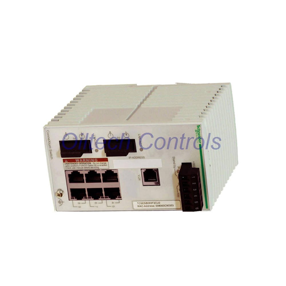 TCSESB083F2CU0 ConneXium Managed Switch | 6TX/2FX Multimode Ethernet - Image 2