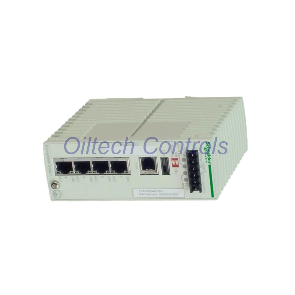 TCSESM043F23F0 ConneXium Switch – Managed 4x Copper, RSTP, VLAN - Image 2