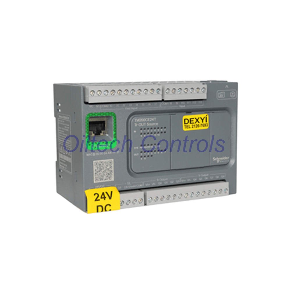 TM200CE24T Modicon M200 Logic Controller – 24 IO Transistor Source+ Ethernet