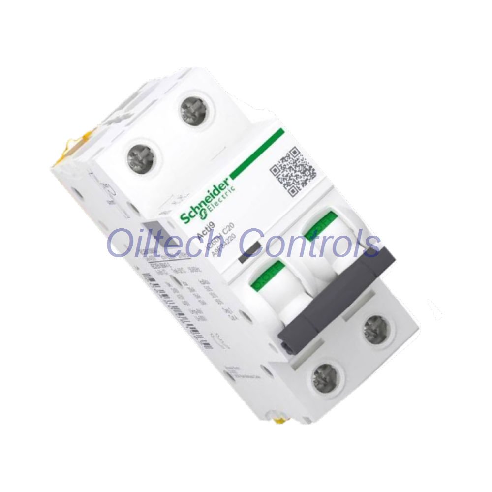 Schneider iC60H 2P C20 Acti9 MCB 20A C-Curve DIN Rail - Image 3